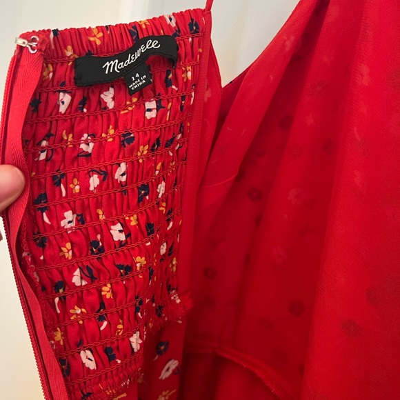 Madewell Ruched Wide-Leg Jumpsuit in Prairie Posies - Picture 7 of 8